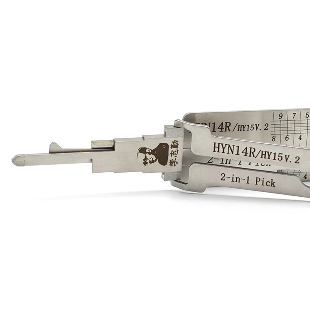 Lishi HYN14R HY15 2-in-1 Decoder, Professional Locksmith Tool for Car Door Lock Opening