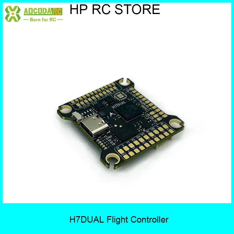 Aocoda-RC H743 وحدة تحكم في الطيران H7DUAL FC BMI270X2 لطائرة سباق بدون طيار FPV