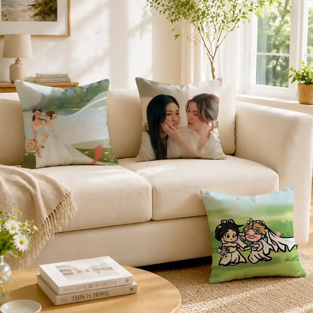 In Love Forever The Series L-LingOrm Custom Double Sided Print Square Pillow Cushion Cover