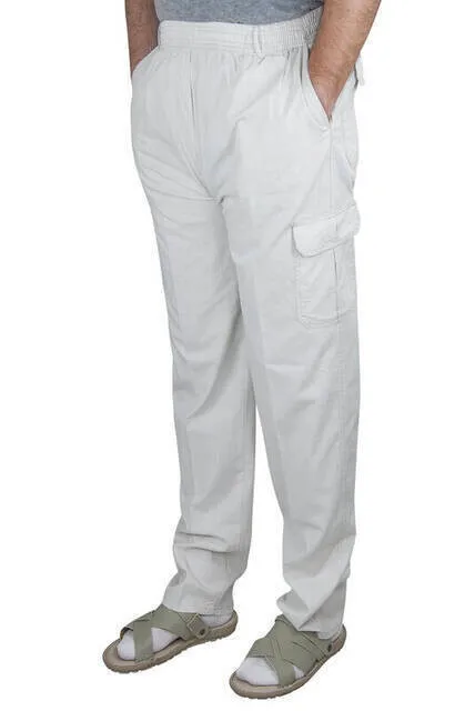 

IQRAH Berat Luxury Linen Light Gray Men 'S Harem pants-Hajj Umrah 'S Trousers