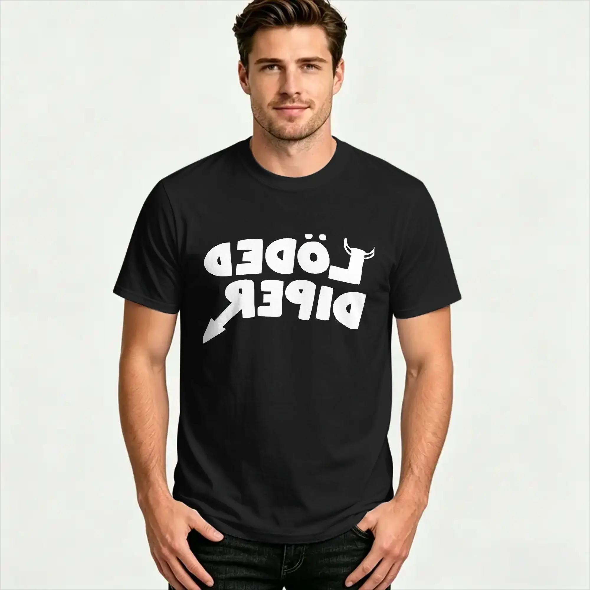 Loded Diper World Tour  T-Shirt Summer  Vintage T-Shirts Pure Cotton Harajuku Tshirt For Adult Casual Tees
