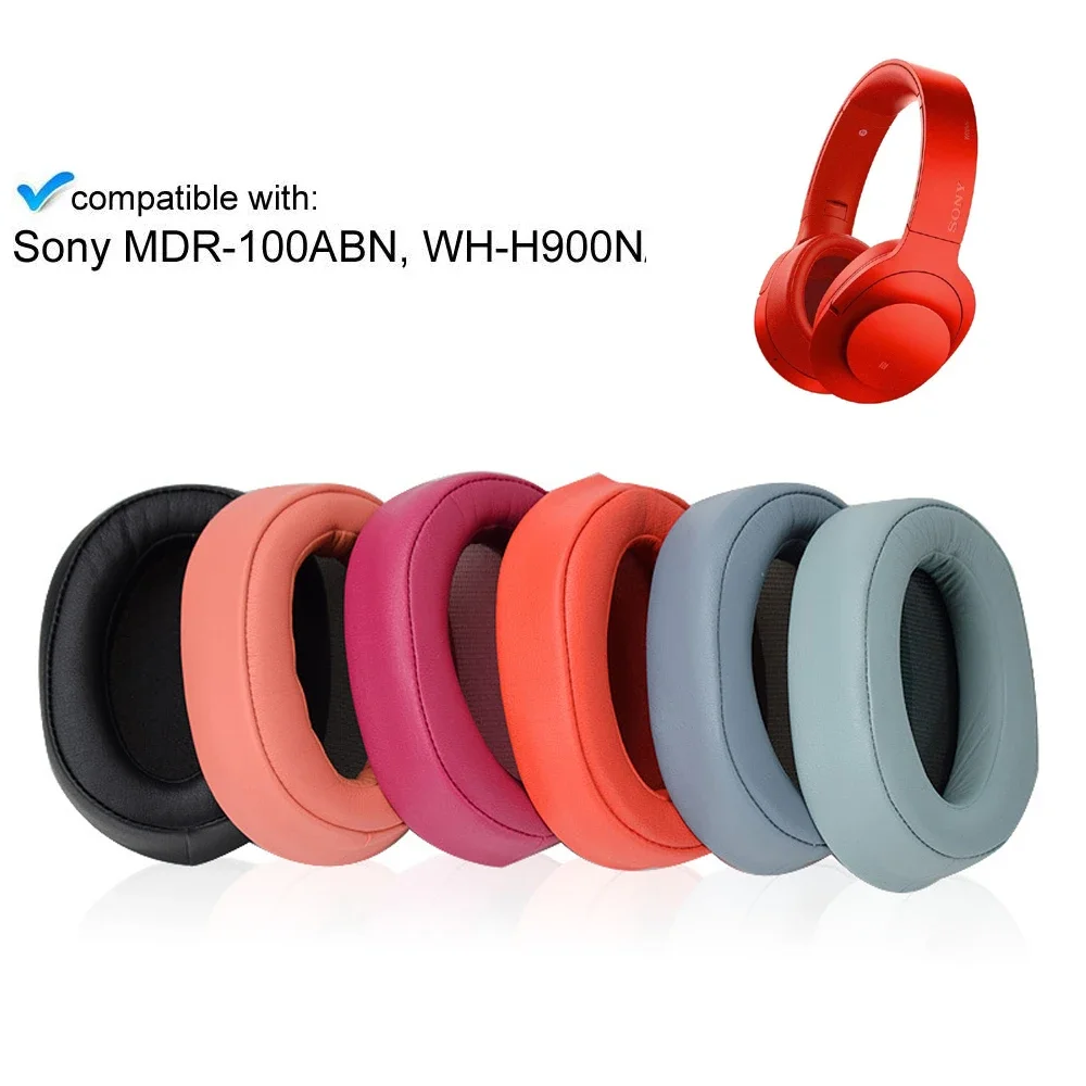 교체 이어 패드 쿠션 Earpads 소니 MDR-100ABN H800 헤드폰, Earpad 소니 헤드셋 수리 부품 WI-H900N