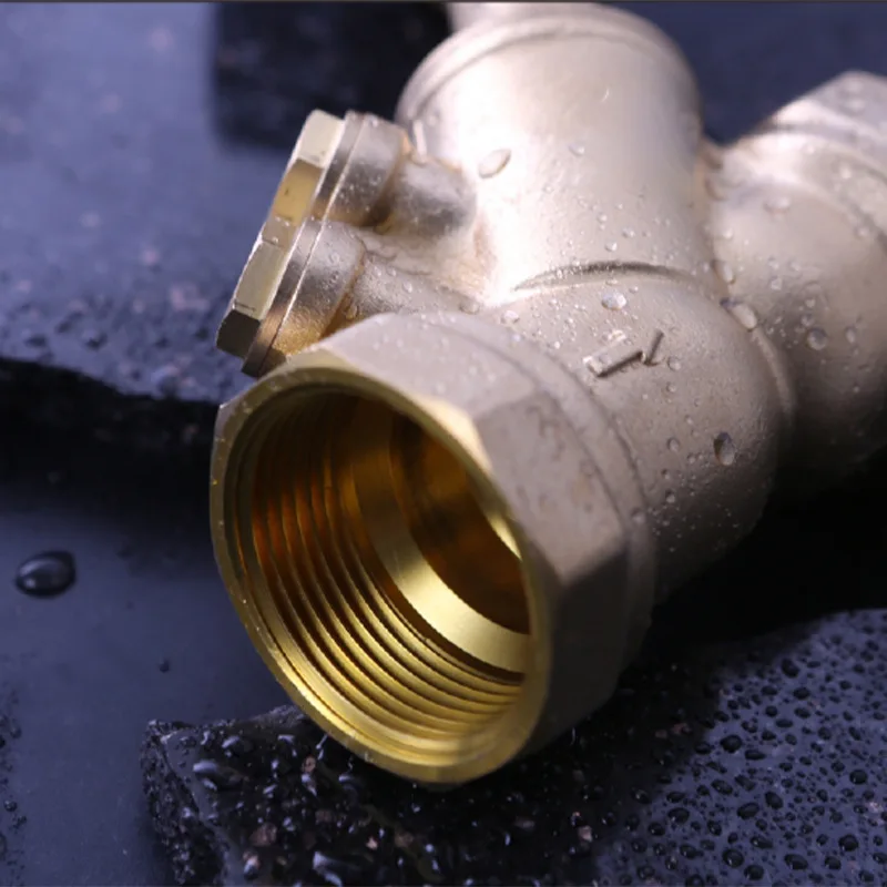 Brass two-position digital adjustment balance valve static digital locking thread