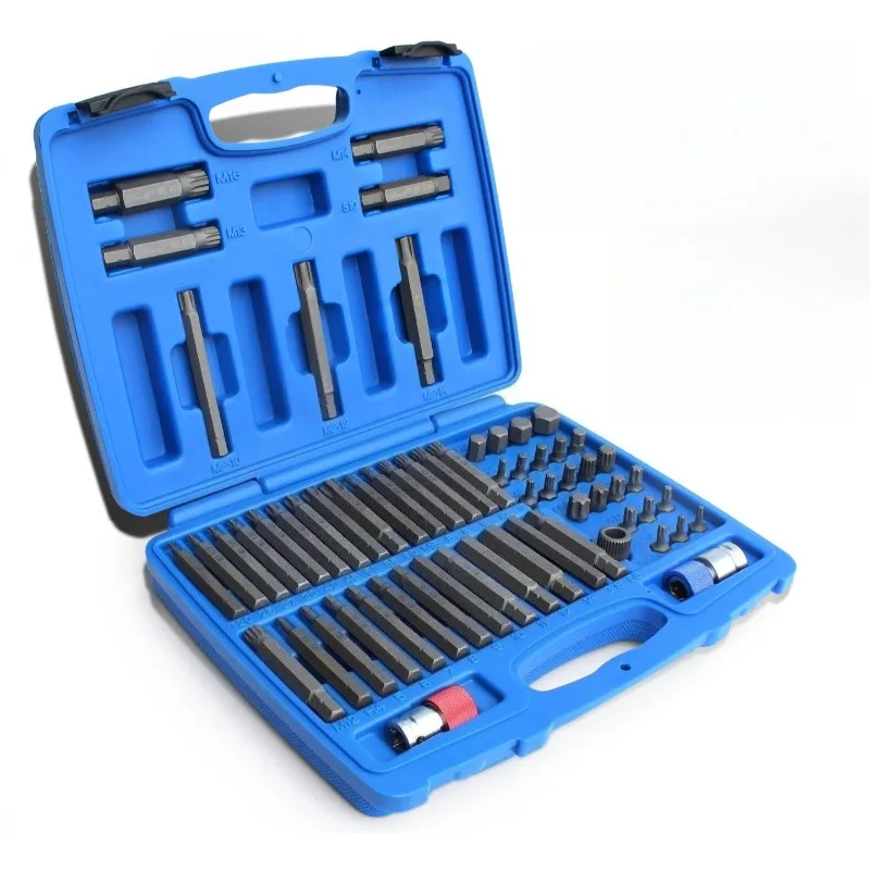 40Pcs Star Screwdriver Bit Set Hex Spline Torx Bit Kit Multipurpose Repair Tools for Auto Mechanical Maintenance