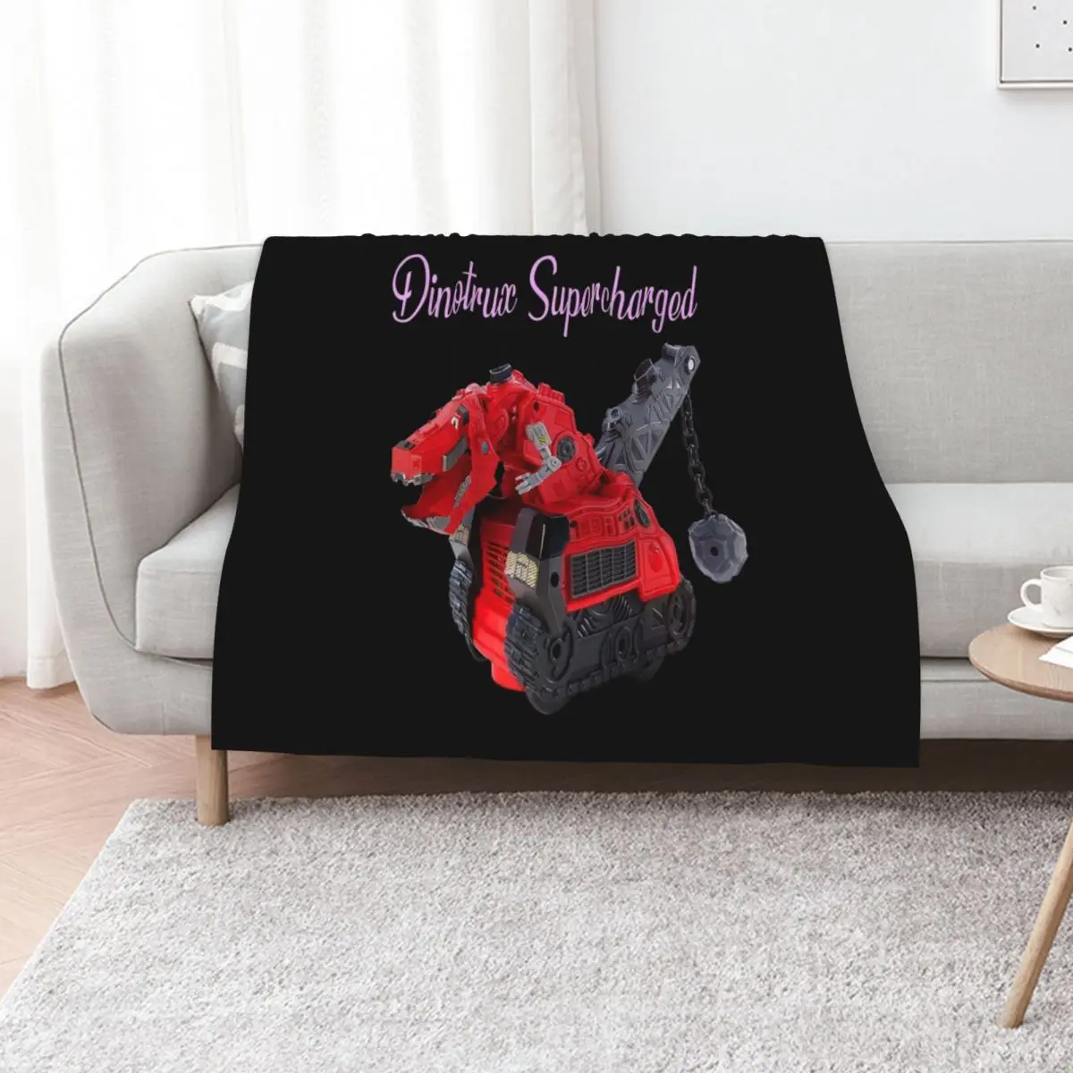 Dinotrux Supercharged Gift For Fans Throw Blanket Decoratives warm for winter Soft Beds Plush Camping Baby Blankets