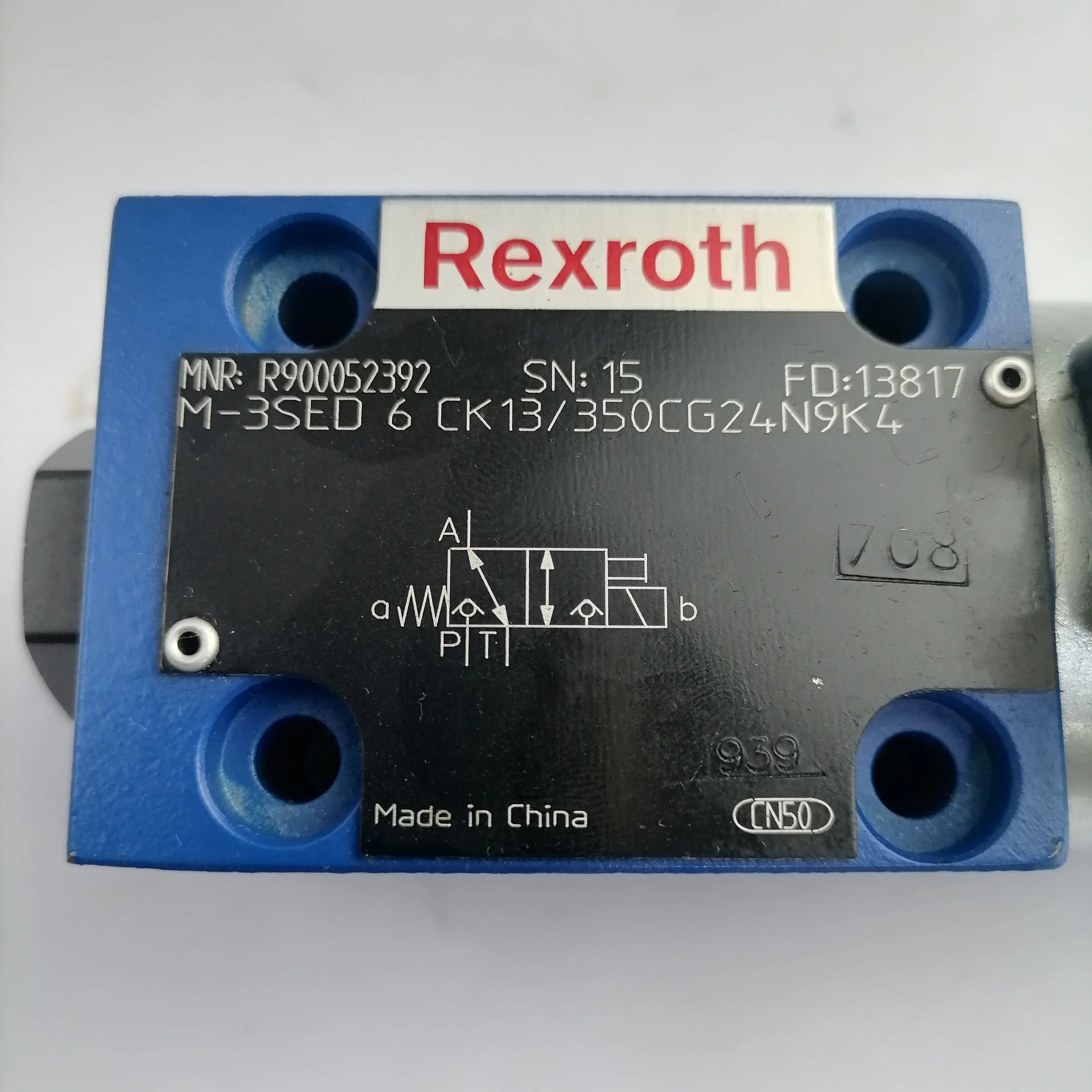 rex roth M-3SED6 Series Solenoid Directional Seat Valve M-3SED6CK1X/350CG24N9K4