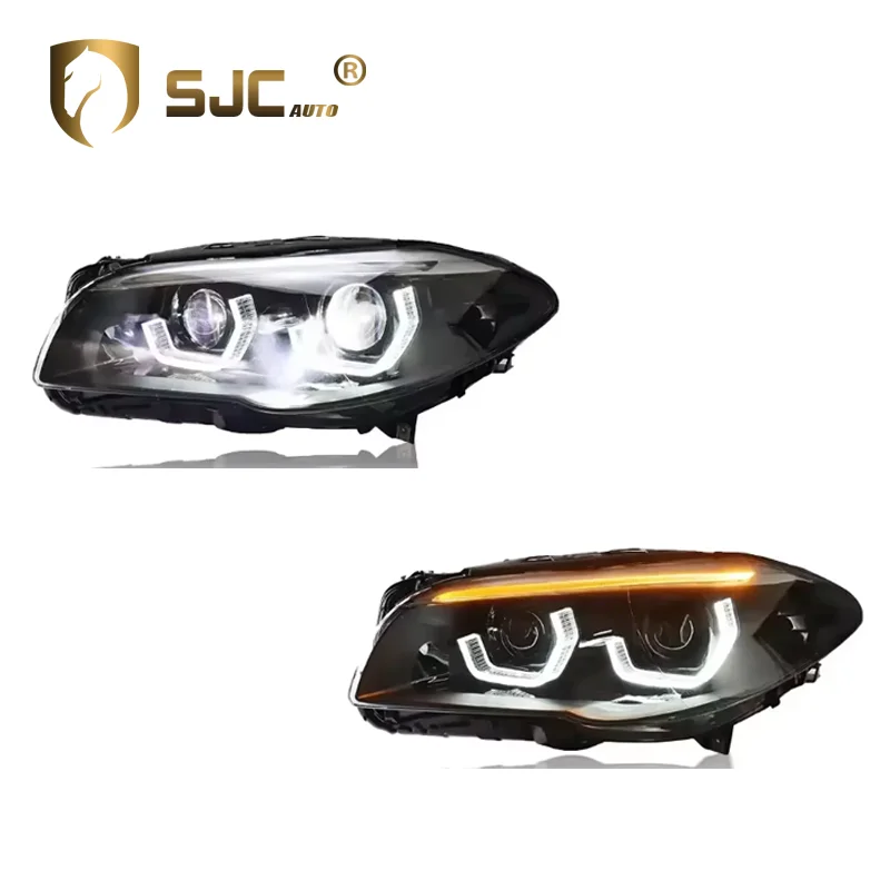 

Full LED Headlights Suitable for BMW 5 Series F10/F18 Modified Headlight Assembly Plug and Play Upgrade 2011-2017 Tail Lamps
