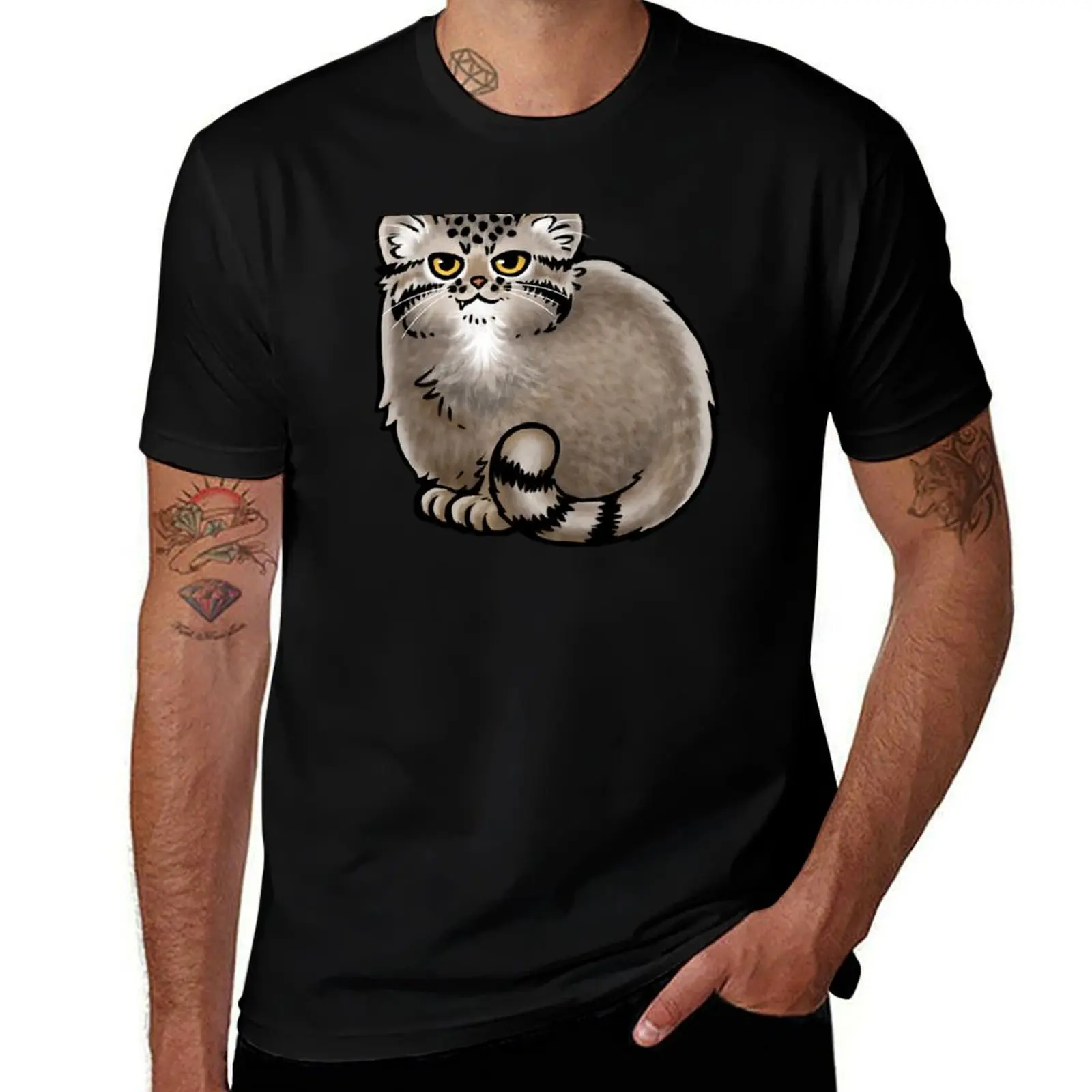 

Pallas's Cat / Manul Cat T-Shirt funny t shirts dark humor t shirts for man graphic cars T-Shirt