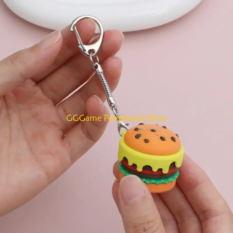 U55B 3D Printed Fidgets Button Toy With Feedbacks For Finger Exercise Handheld Small Stress Relief Toy Include Metal Clip