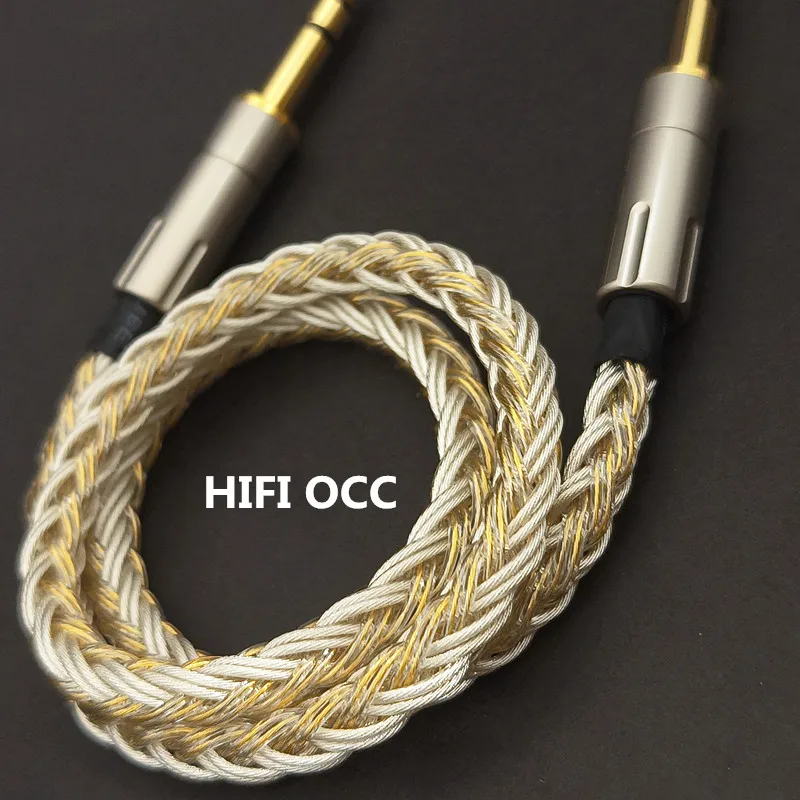 HIFI OCC 6.5 to 6.5 Audio cable Male to male Stereo mixer Electronic organ electric guitar microphone power amplifier Audio