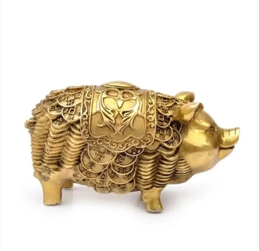 

Pure brass Pigs attract wealth Ornaments