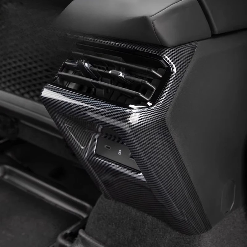 

Для LYNK & CO 03 2023-2025 ABS задняя крышка воздуховыпускного отверстия подлокотник задняя защитная крышка украшение интерьера специальное