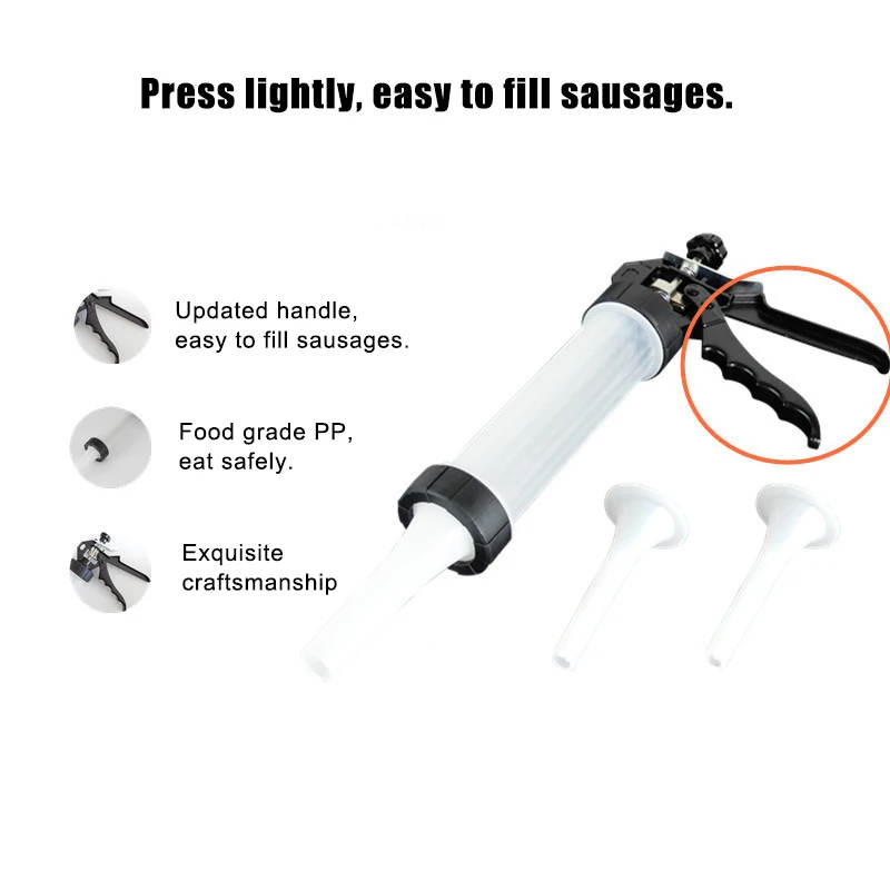Sausage Machine Maker Sausage Stuffer Manaul Machine Syringe Sausage Filling Tools Sausage Filling Meat Grinder Kitchen Supplies