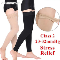 Pressure Level 2 Unisex Compression Socks 23-32MMHG Thigh Stockings Stress Relief Compression Stockings