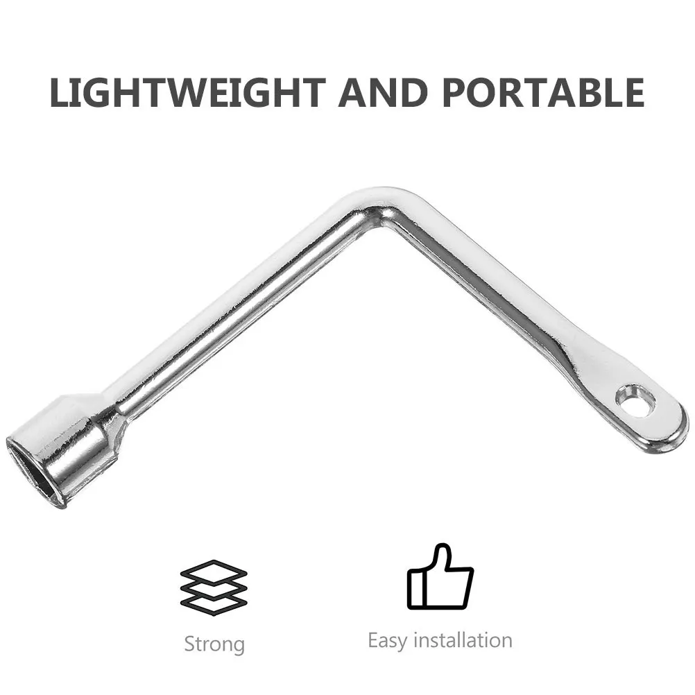 3pcs Triangle Spanner Key Zinc Alloy Multifunctional Utility Tool For Elevator Door Water Meter Valve Universal Socket Wrench