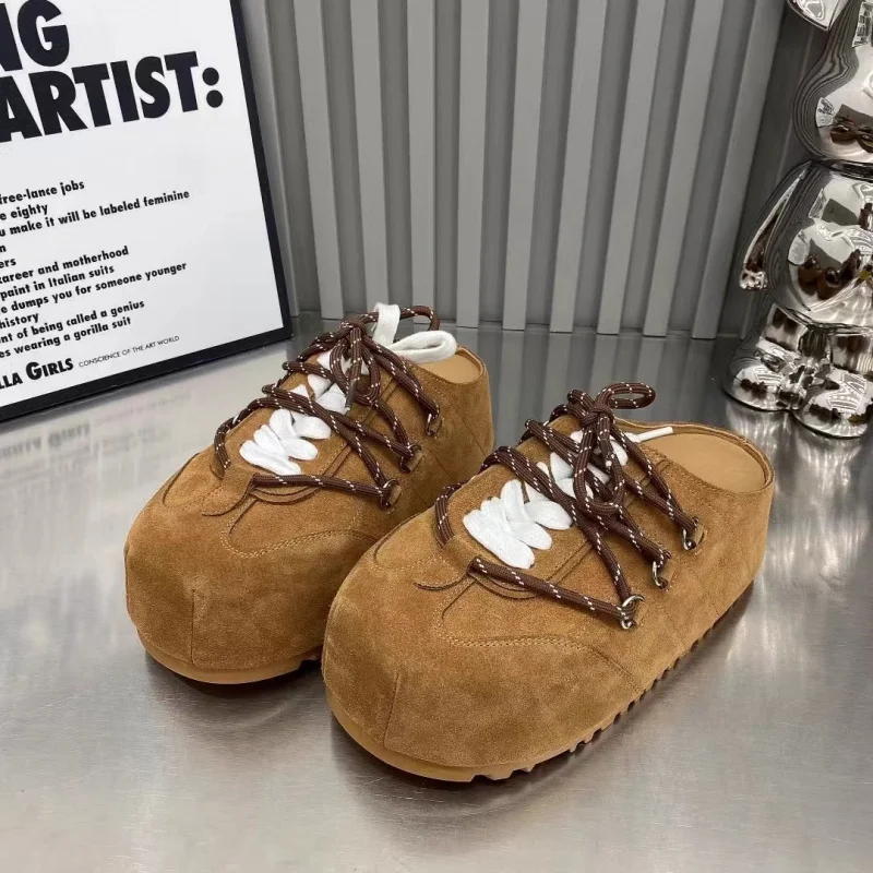 

Special-Interest Design Thick Bottom Fashionable Toe Cap Slipper Women Frosted Shoes Fashion Slippers Trend