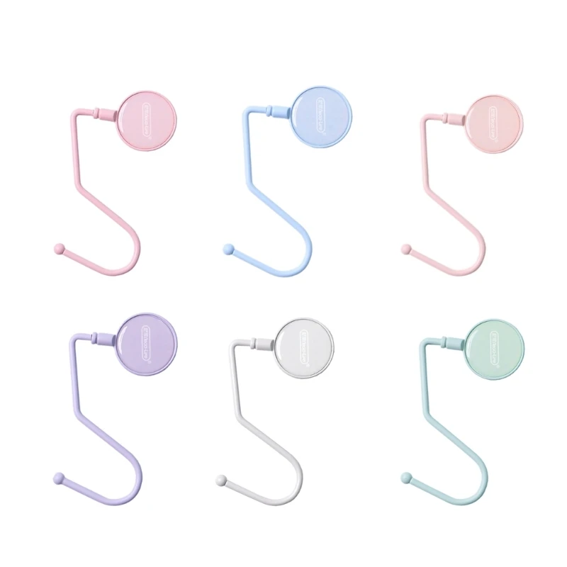 

Stylish Office Supplies and Home Accessory 10 Pack Sturdy Desk Hooks Easy to Apply on Any Flat Surfaces Daily Use Dropship