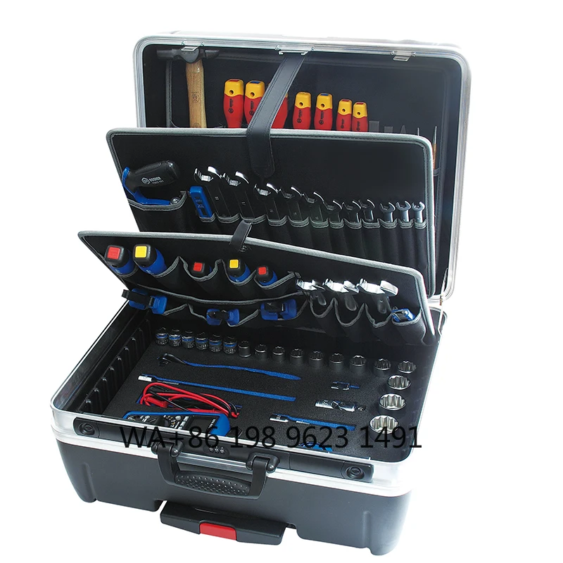 Multifunctional automotive repair tool set, universal heavy-duty hand tools for car daily maintenance, widely applied in garage