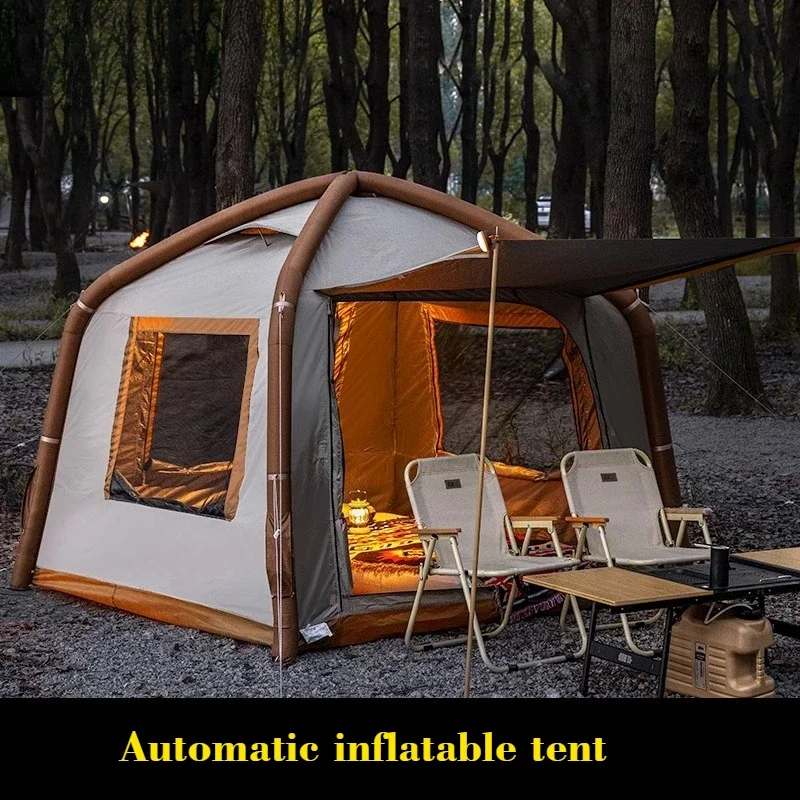 

Camping Fully Automatic Inflatable Tent Garden Portable Folding Outdoor Camping Overnight Rain Protection Outdoor Furniture