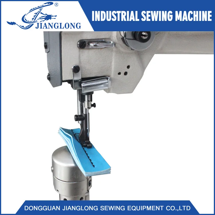 Bags and Suitcases Customized Super Post Bed Compound Feed Lockstitch Sewing Machine Sewing Machine Industrial Single Needle