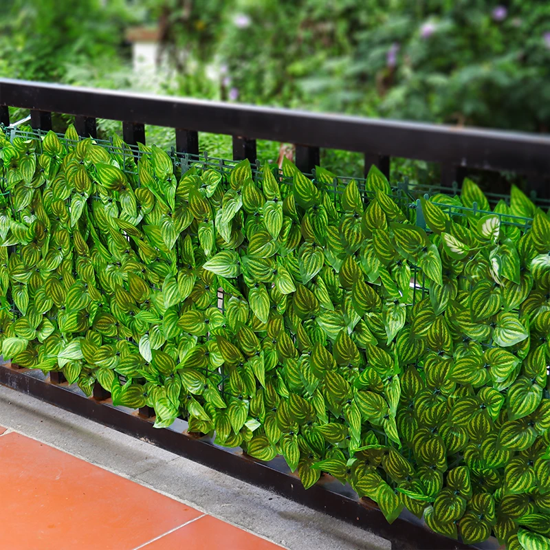 Artificial plants Ivy Privacy Fence 19.7x118in Artificial Hedges Fence Faux plant Vine Leaf Decoration for Outdoor Garden Decor