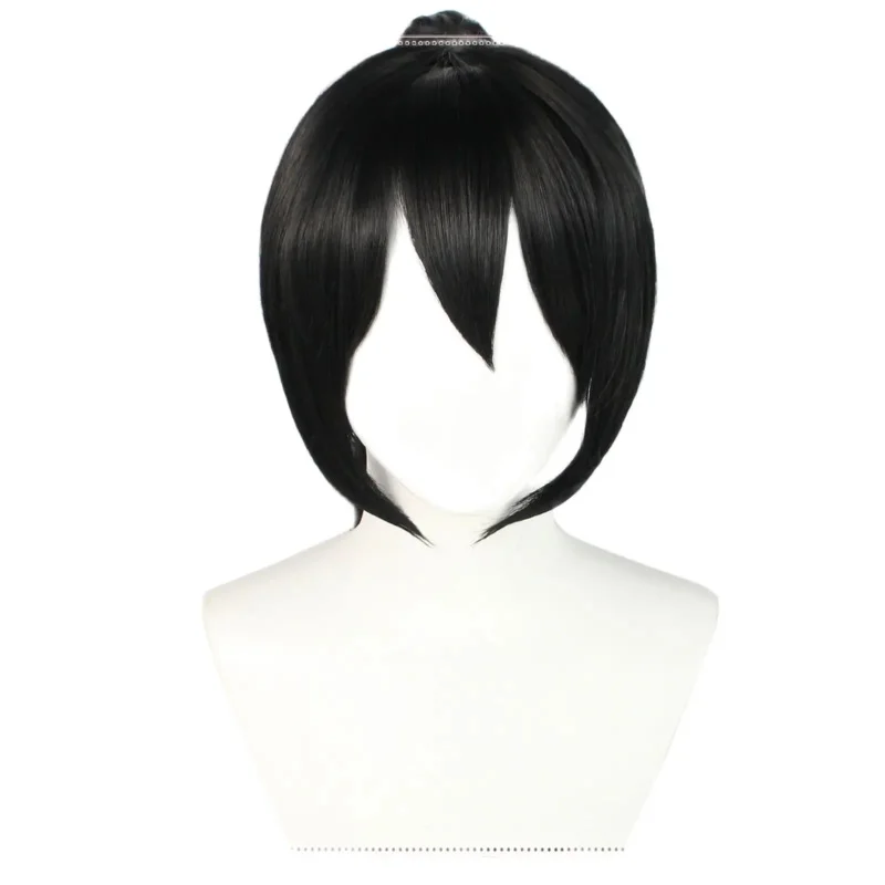 Jogo Yandere Simulator Ayano Aishi Peruca Cosplay para Mulheres, Uniforme Escolar Sexy, Conjunto de Saia de Halloween, Top Tie e Meias