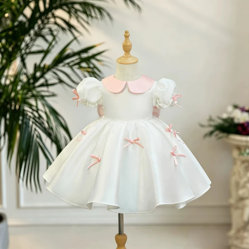 robe-de-soiree-blanche-formelle-pour-filles-2026-robe-de-princesse-rose-a-nœud-pour-enfants-tenue-de-performance-anniversaire-premiere-fete-costume-de-princesse
