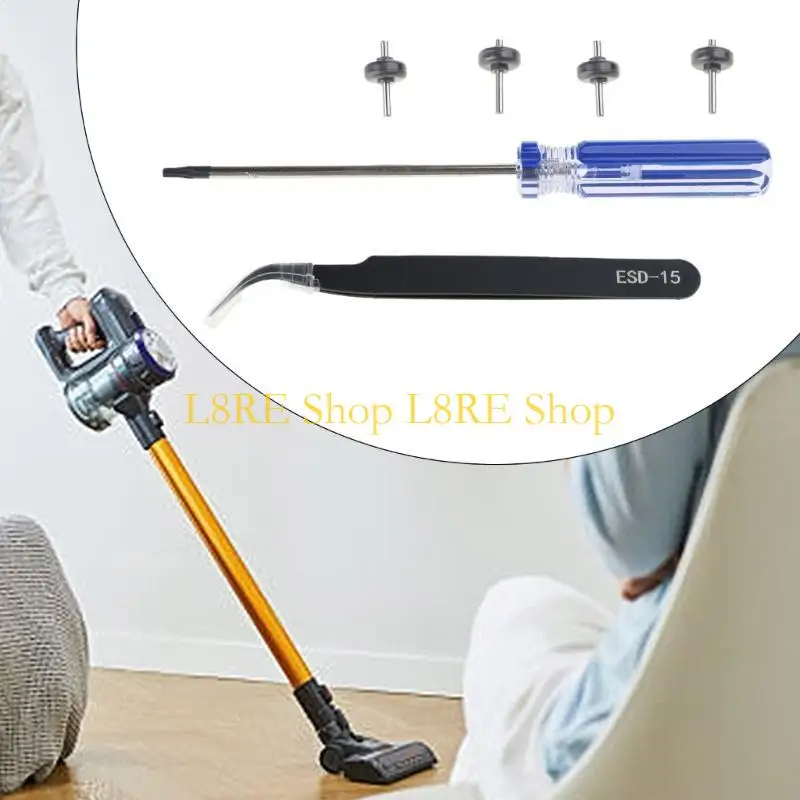 L8RE Easy Установка Замена колеса и оси для Vacuum Comleder
