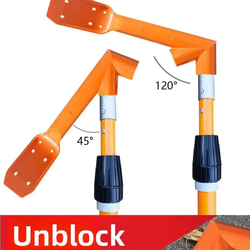 Long Handle Pipe Cleaners Tool Abrasion Resistance Thicken Drain Unclogger Ergonomic Easy to Use Drainage Channel Cleaning Tools