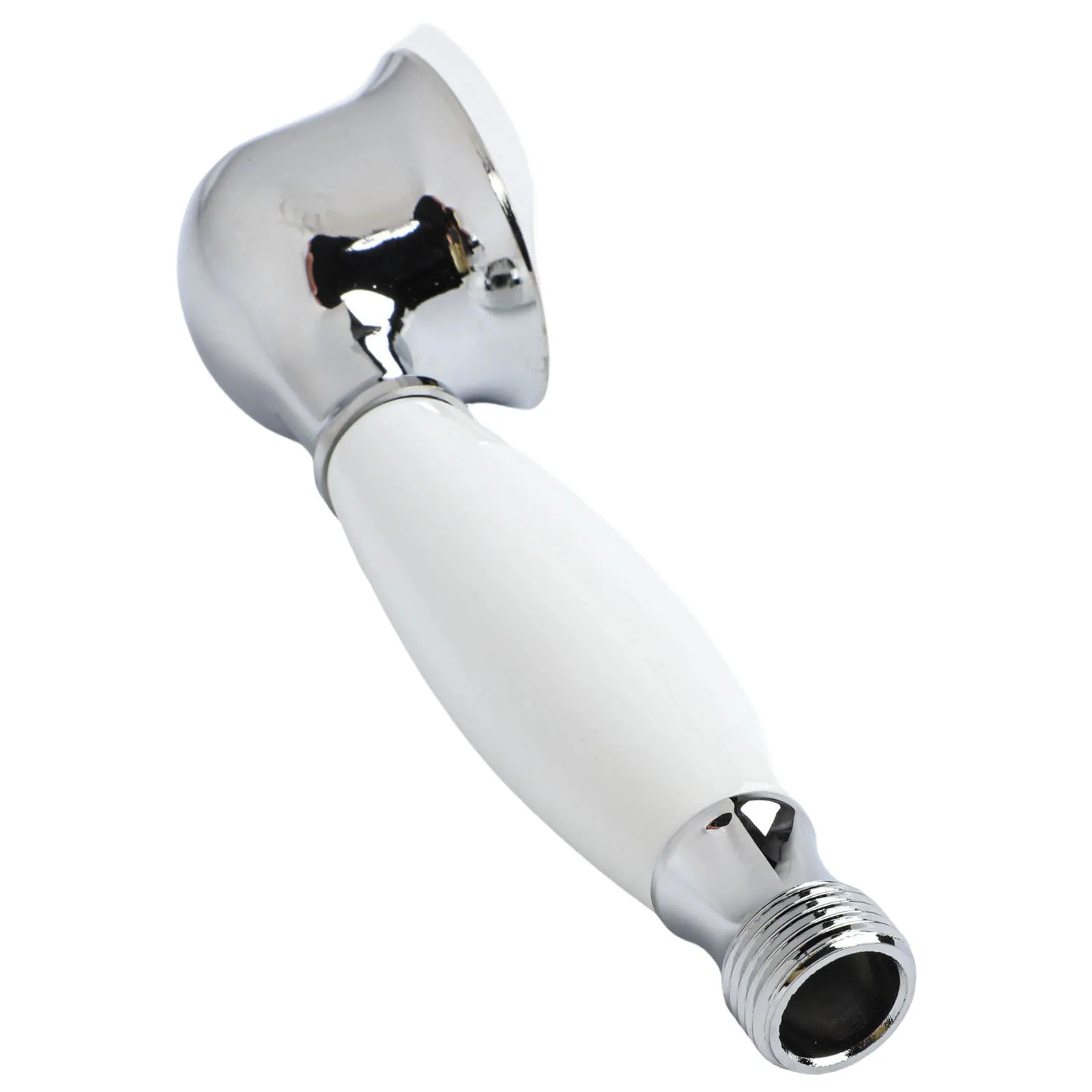 

Сменная насадка для душа с регулируемым давлением, хромированная, для душевых систем, с улучшенной стабильностью потока и долговечностью.