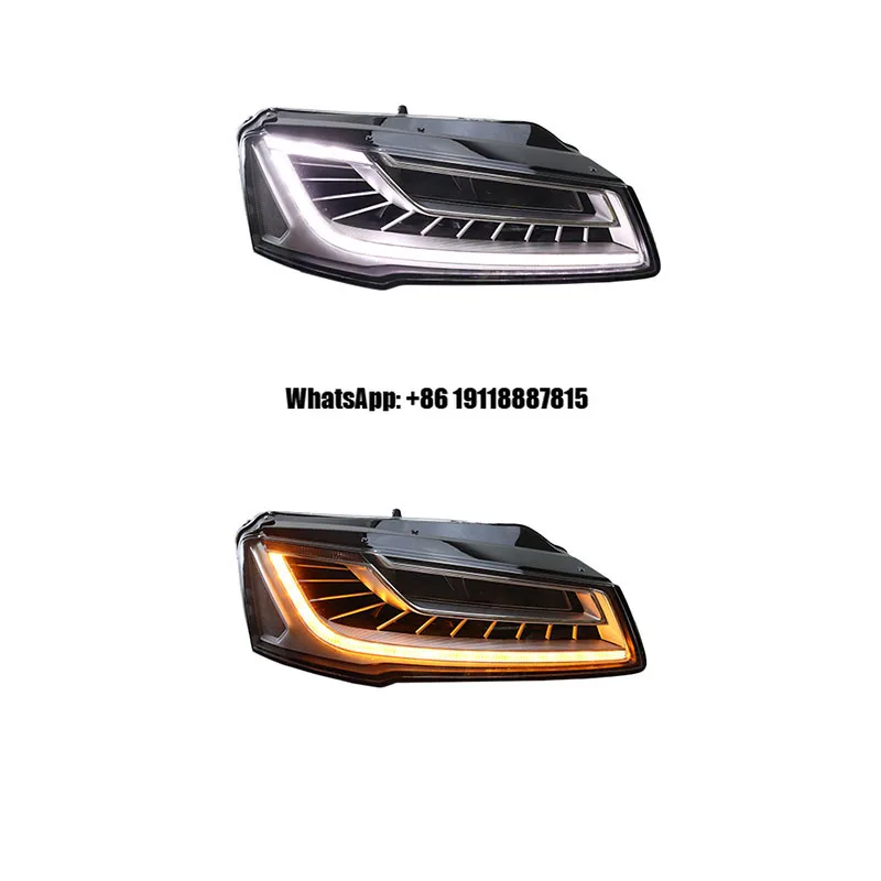 

Высококачественные светодиодные фары A8 S8 D4.5 в стиле S8 с LED DRL «Dragon Ball» (подходят для A8/S8 2011-2018, обновление с низкой до высокой комплектации)