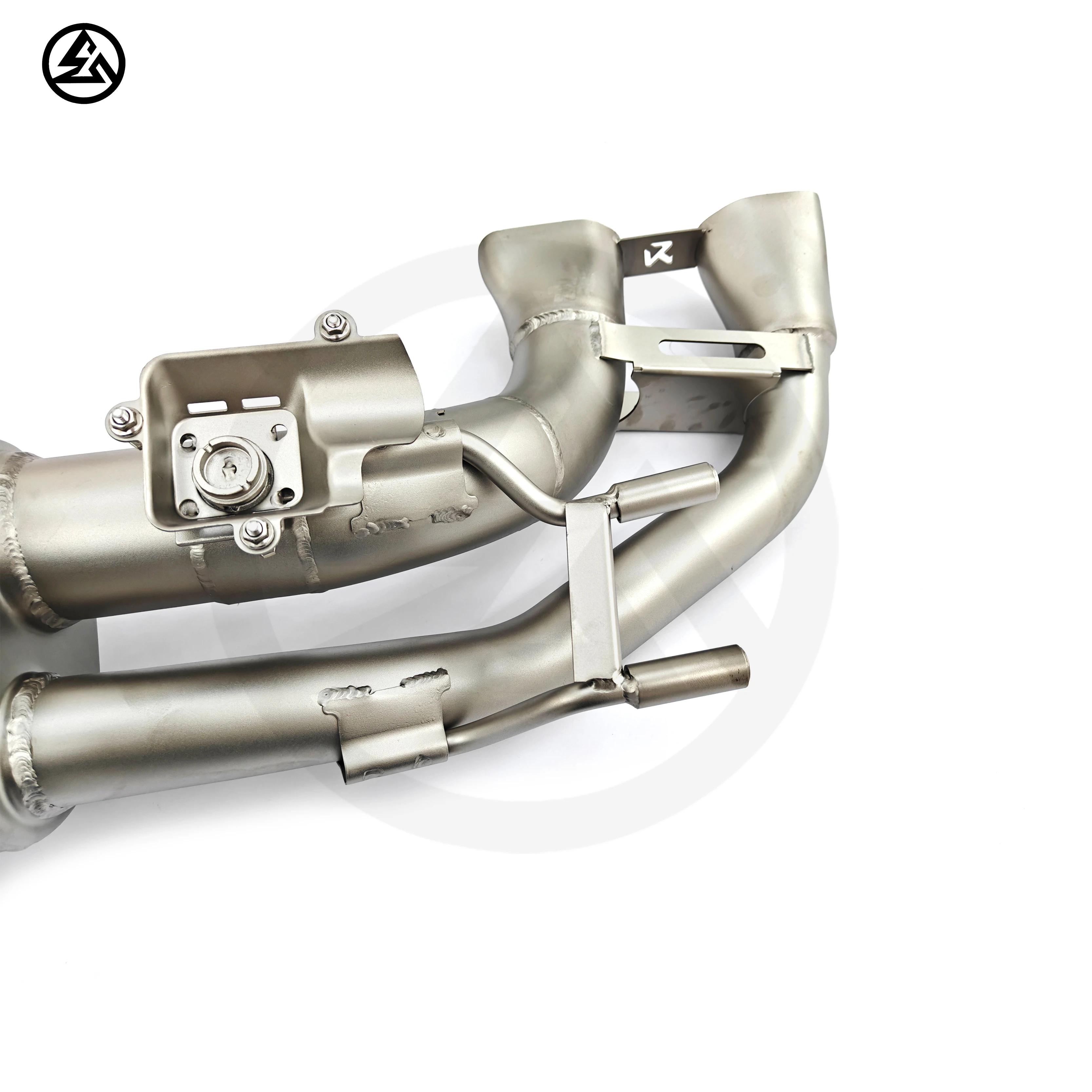 CSZ Stainless Steel Muffler Exhaust For Mercedes-Benz G63 G500 W463 W464 4.0T AK Style Tips Match OEM Valve Design