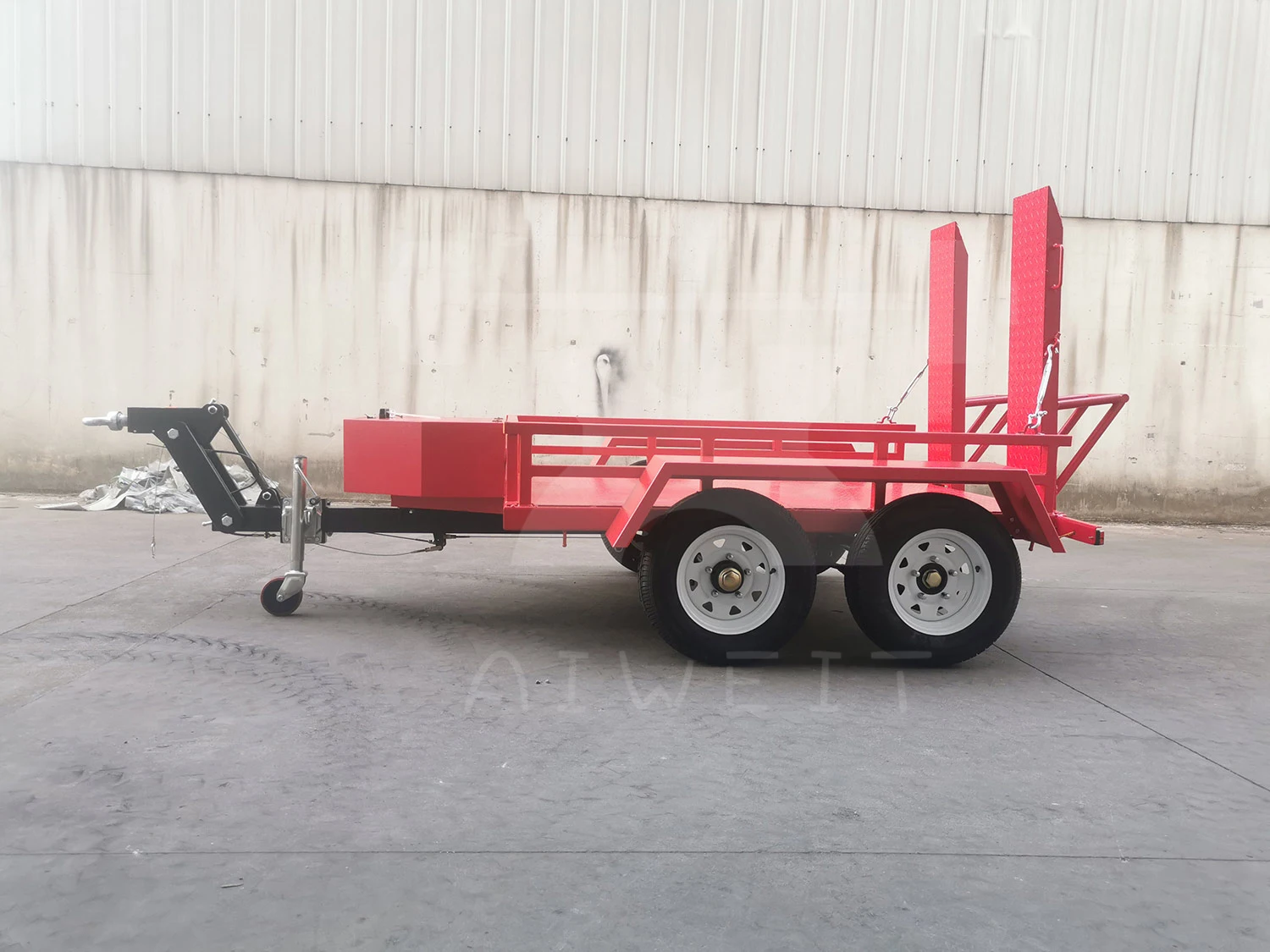 (Factory Direct Sale)Factory Price Mini Excavator Trailer Tail Plate Excavator Tilt Trailer - Image 4