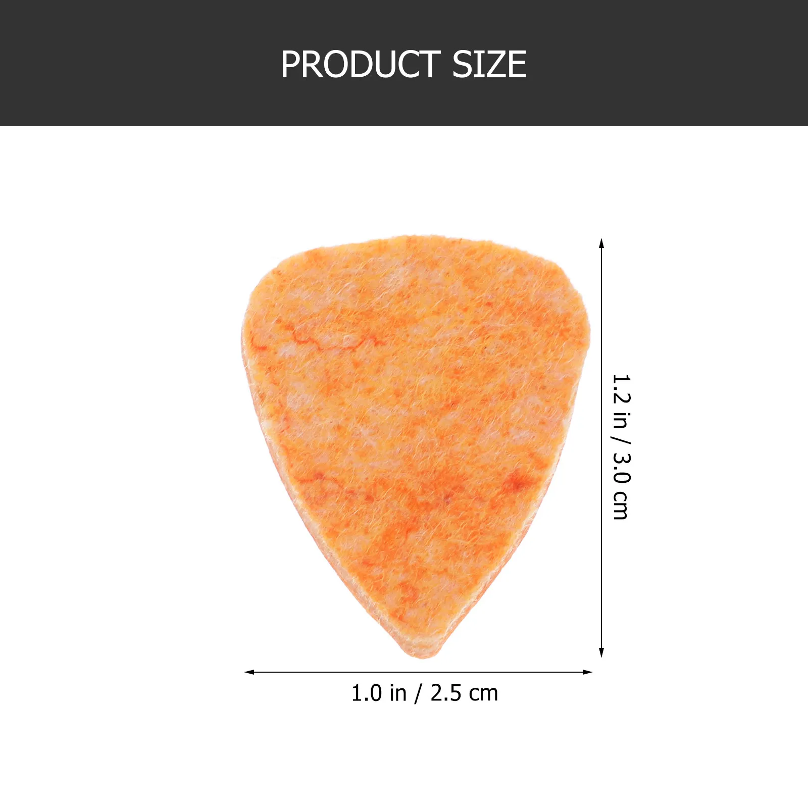 10Pcs Felt Picks for Ukulele Premium Rigid Wool Cotton Felt Plectrums Improves Strumming Sound Ideal for Low Instruments