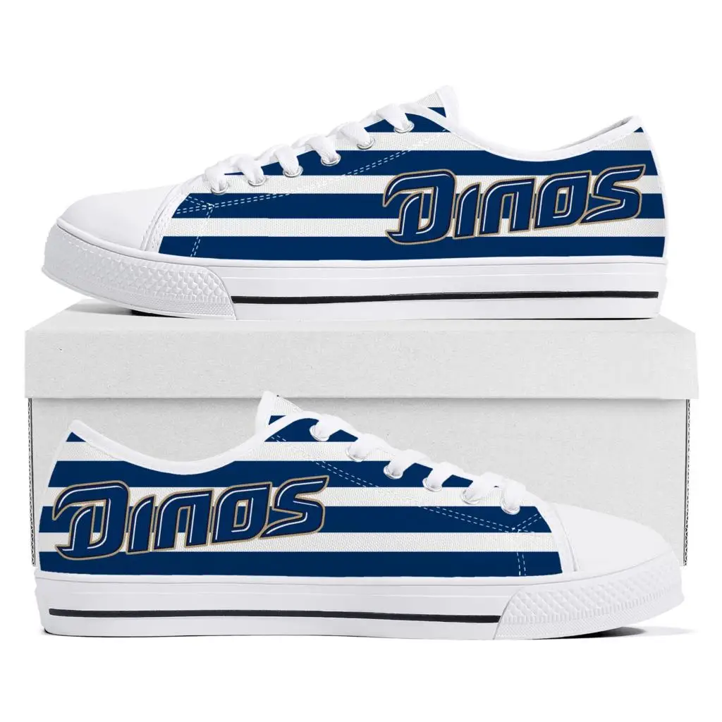 다이노스 Dinos baseball Low Top Sneakers Mens Womens Teenager Canvas High Quality Sneaker Casual Custom Made Shoe Customize DIY Shoe