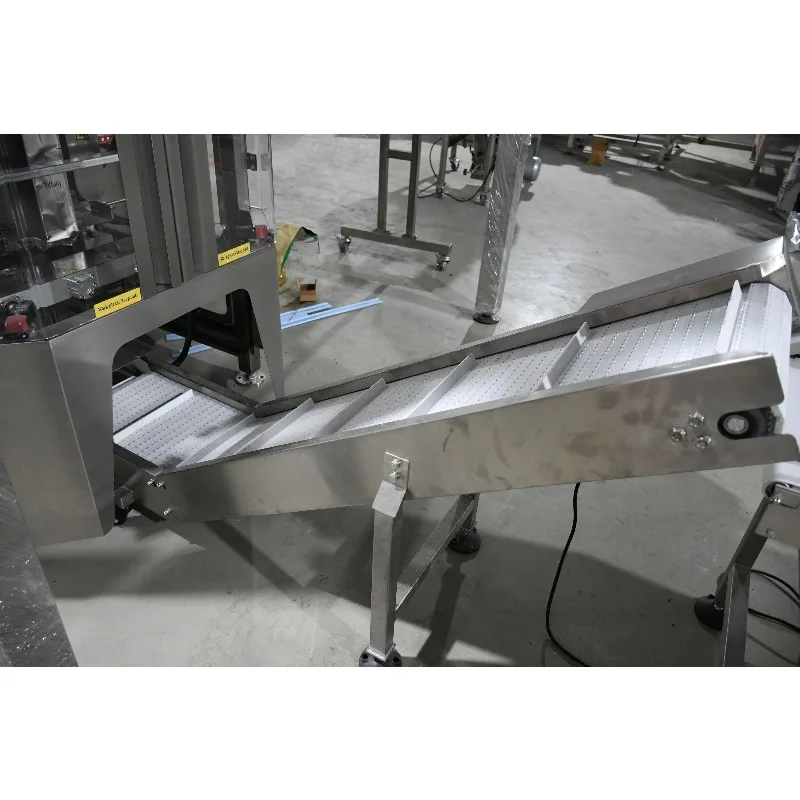 Vertical Flexible Plastic Food Packaging Machine With Conveyor Counting Device for Small Bags Into Big Bags