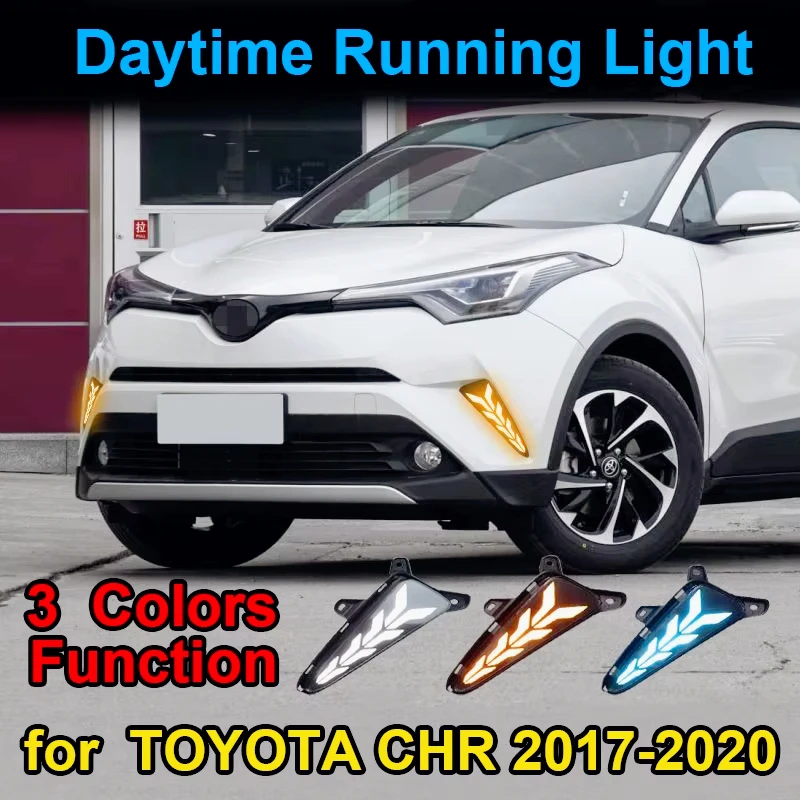 

2pcs for TOYOTA CHR 2017-2020 Daytime Running Light LED Fog