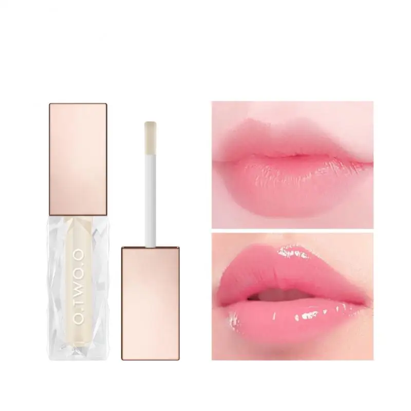 Crystal Jelly Lipgloss Lip Nourishing 5 Colors Moisturizing Lip Oil Cosmetics Fresh Fruit Lip Gloss Glitter Shimmer Lip Gloss