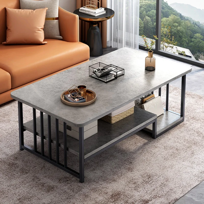 Decor Tray Coffee Table Minimalist Square Nordic Side Table Living Room Library Furniture Mesa Centro Salon Home Decor