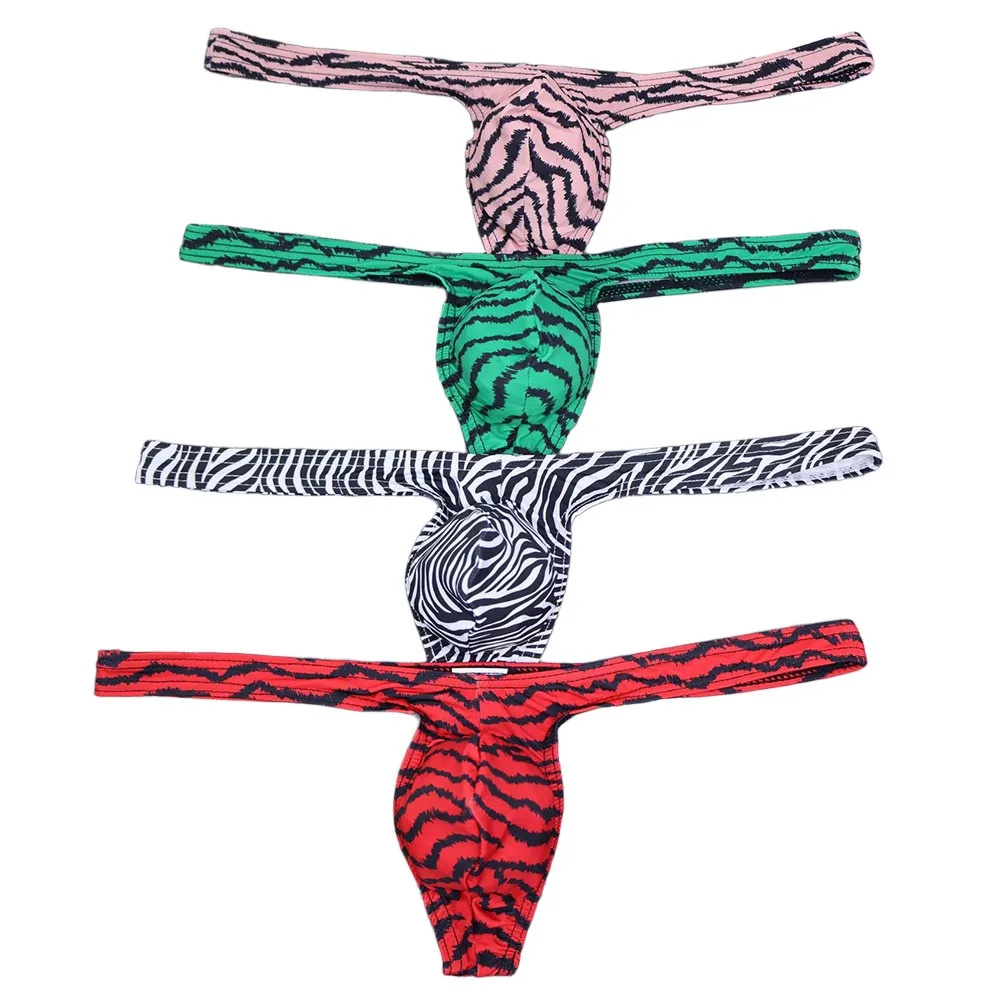 

Мужские трусы-стринги с принтом в полоску, эластичные, дышащие, с анатомическим мешочком, мягкие, удобные