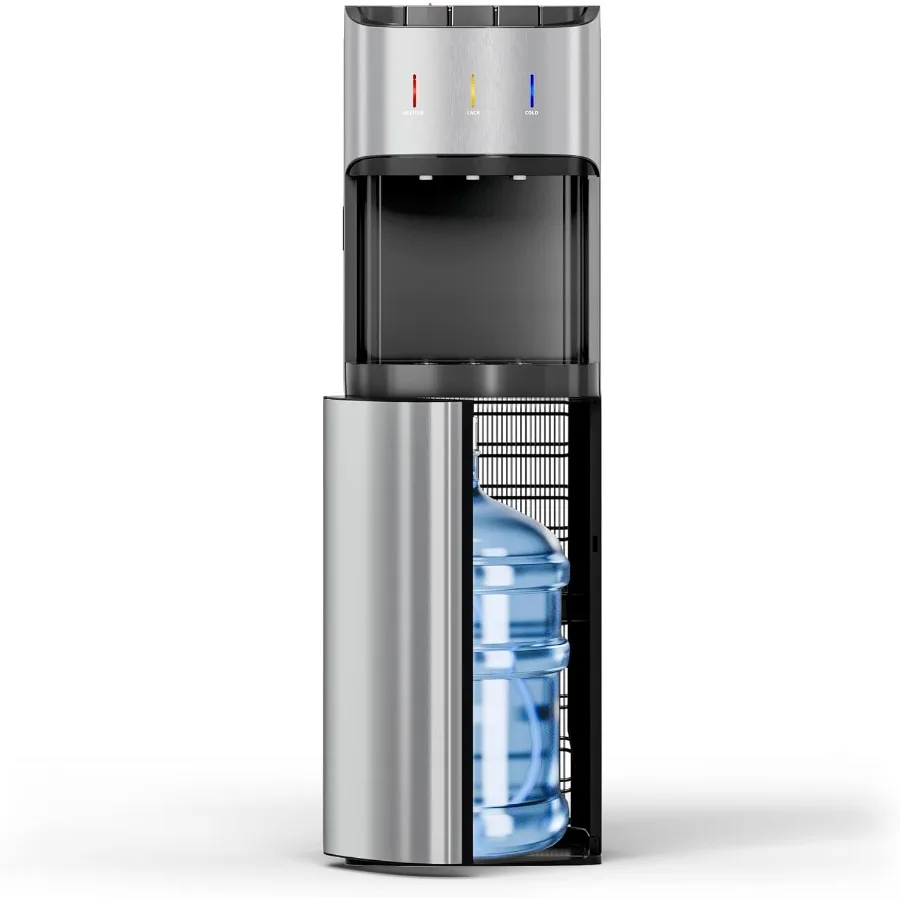 

Bottom Loading Water Cooler Dispenser for 3-5 Gallon Bottles with 3 Temperature Settings - Hot Cold and Room Temperature Water