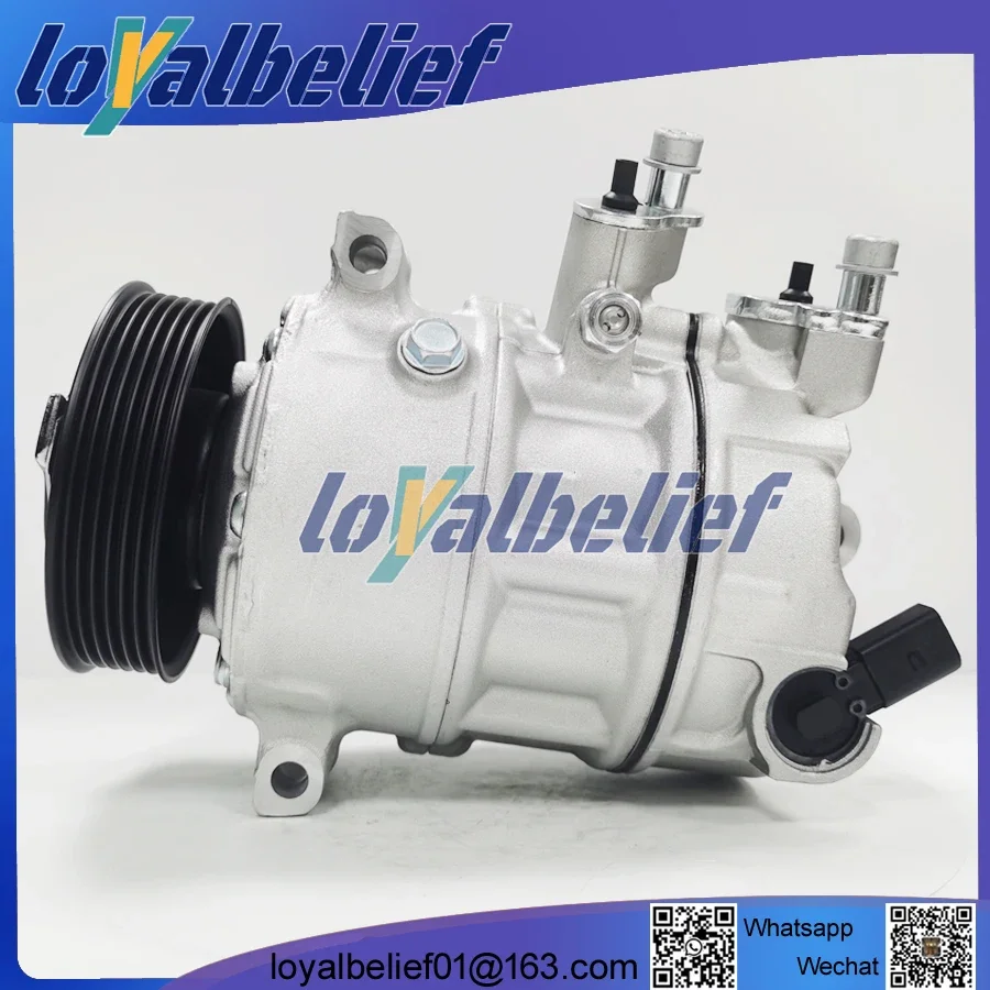 AC Compressor For Skoda Fabia Octavia Superb Seat Ateca Leon Toledo 5Q0820803F 5Q0820803G 6R4833056H 5Q0820803A 5Q0820803