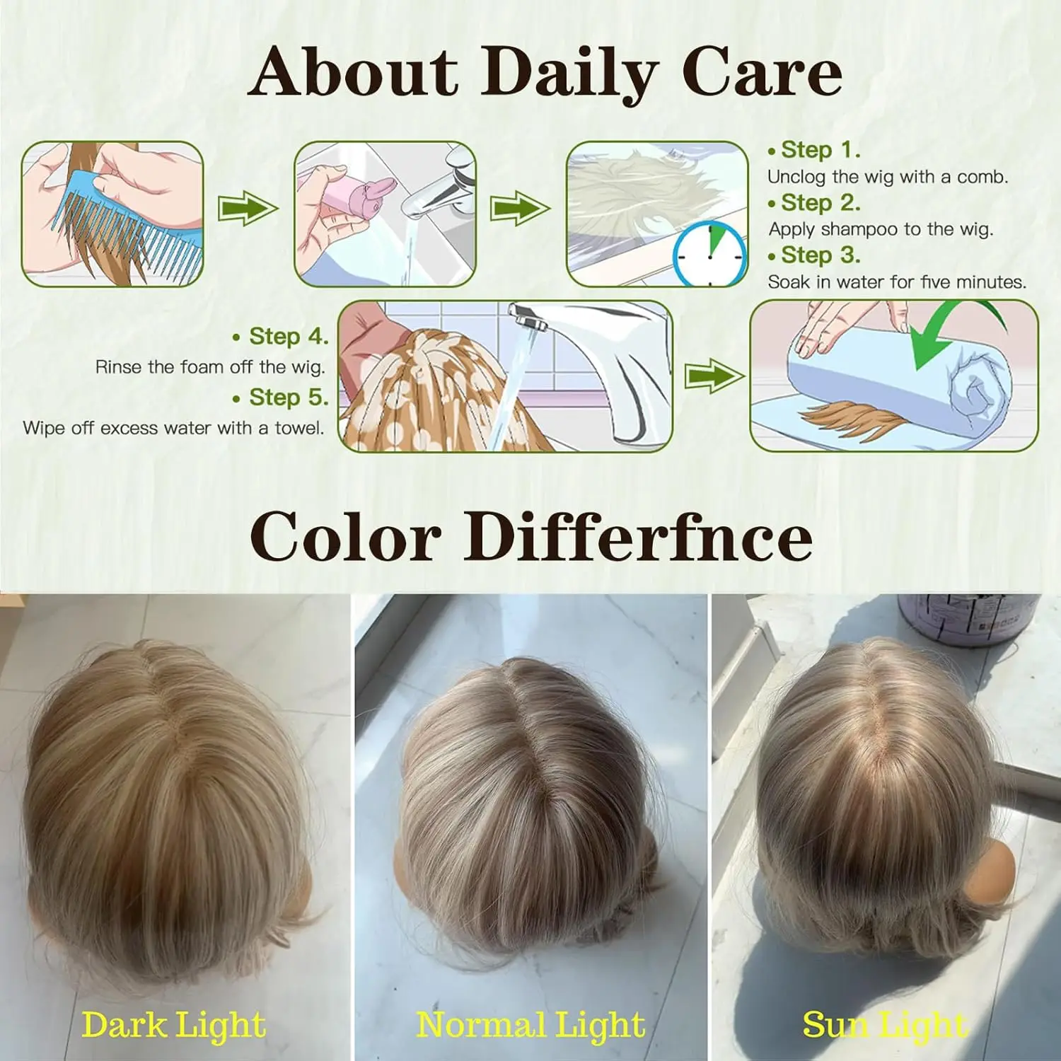 Toppers de cabelo loiro mel claro e loiro branqueado de 18 polegadas com franja de cortina Toppers de cabelo sintético para mulheres Base suíça amarrada à mão