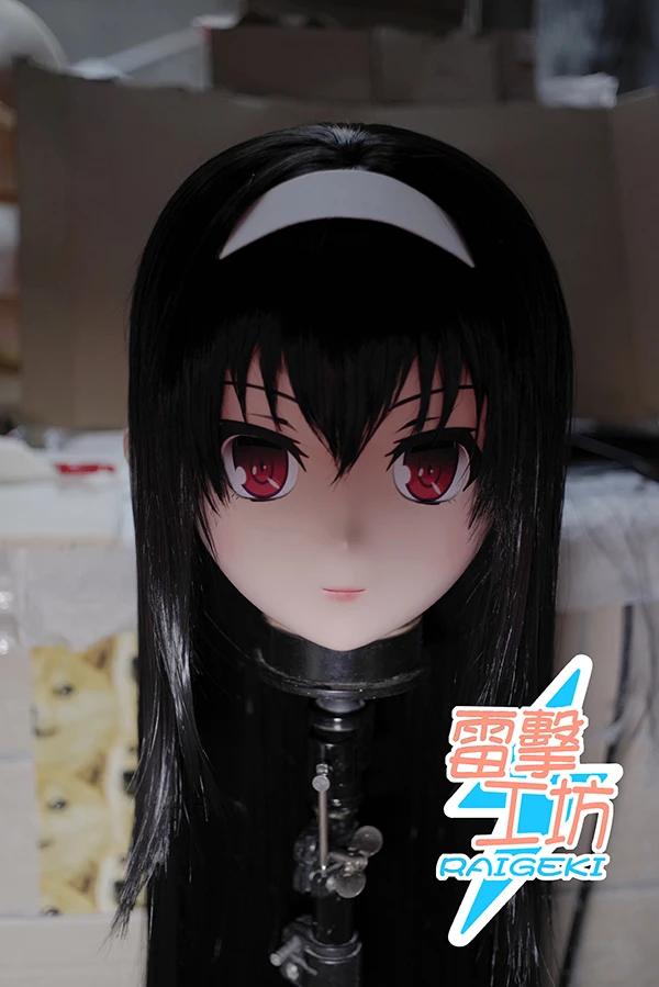 

(LJ-075) Customize Character Female/Girl Resin Kig Full Head With Lock Anime Cosplay Japanese Anime Kigurumi Mask