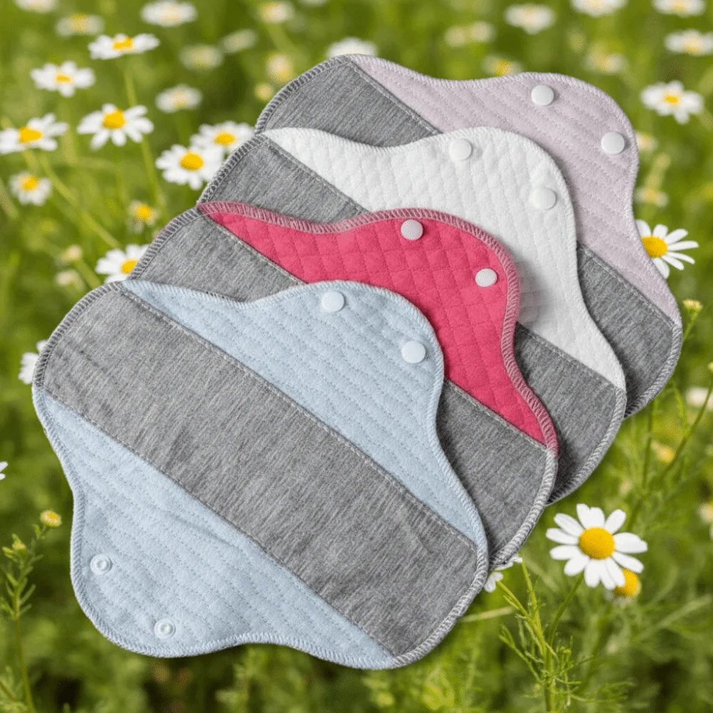 Reusable Adult Diaper Cotton Washable Panties Panty Liners Elderly Prevent Urine Leakage Non-slip Soft Menstrual Cloth Sanitary