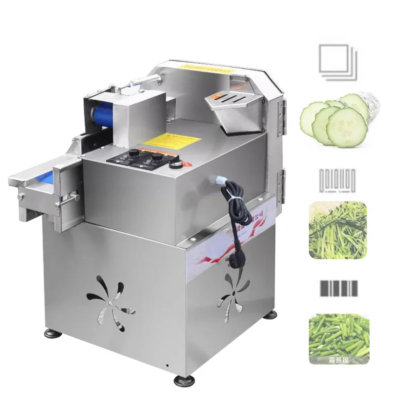 

400KG/H Electric Vegetable Slicer Shredder For Carrot Potato Cucumbers Celery Chives Radishes Scallion Vegetable Cutting Machine