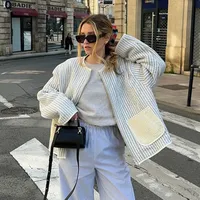 Hirigin Women's Cropped Floral Quilted Jacket Lightweight Y2K Vintage Boho Print Patchwork Padded Puffer Coat Winter