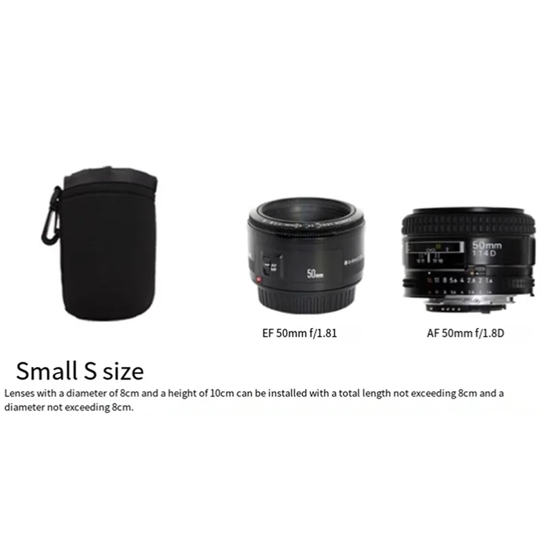 -FDDT 4 قطعة S/M/L/XL عدسة الكاميرا كيس مزموم عدسة الكاميرا كيس مزموم قماش القنب كاميرا استبدال أجزاء الملحقات