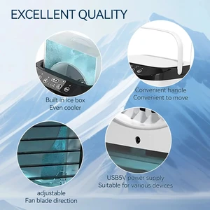 Humidifier portable air conditioning, small 3 -speed AC unit, mini air refrigerator, 900ml water tank, electric fan, room, office 8 Main Sales Mini Portable Air Climatizer - №5
