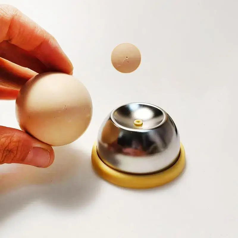 Egg Piercer  Eggshell Puncturing Tool Ergonomic Handle Kitchen Tool for Easy Clean Hard Boiled Eggs